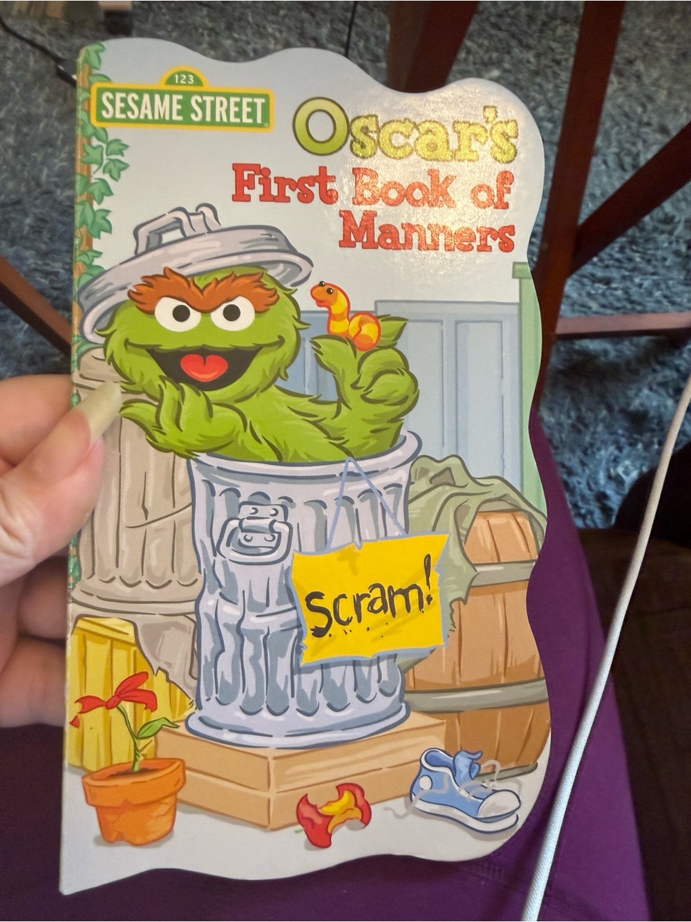 Sesame Street Oscar's First Book of Manners Children’s Board Book